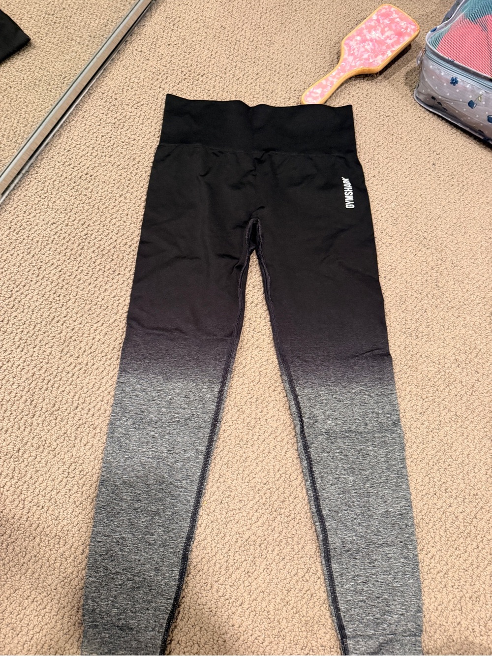 Gymshark Black to Gray Ombre High-Waist Leggings